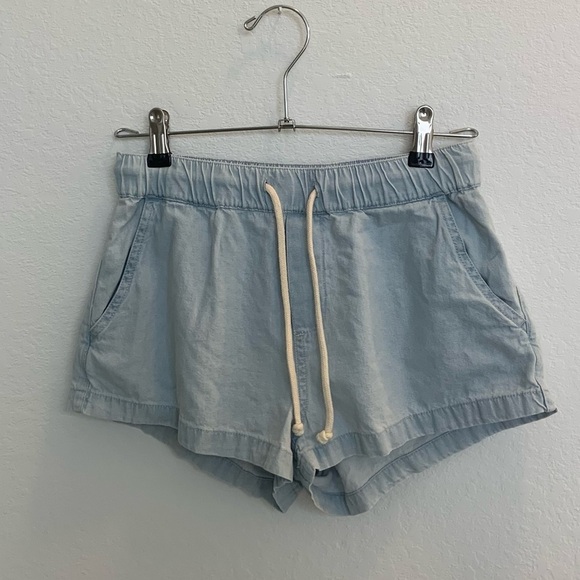 Roxy Go to the Beach Women's Shorts in Medium Blue 100% Cotton - Picture 5 of 14